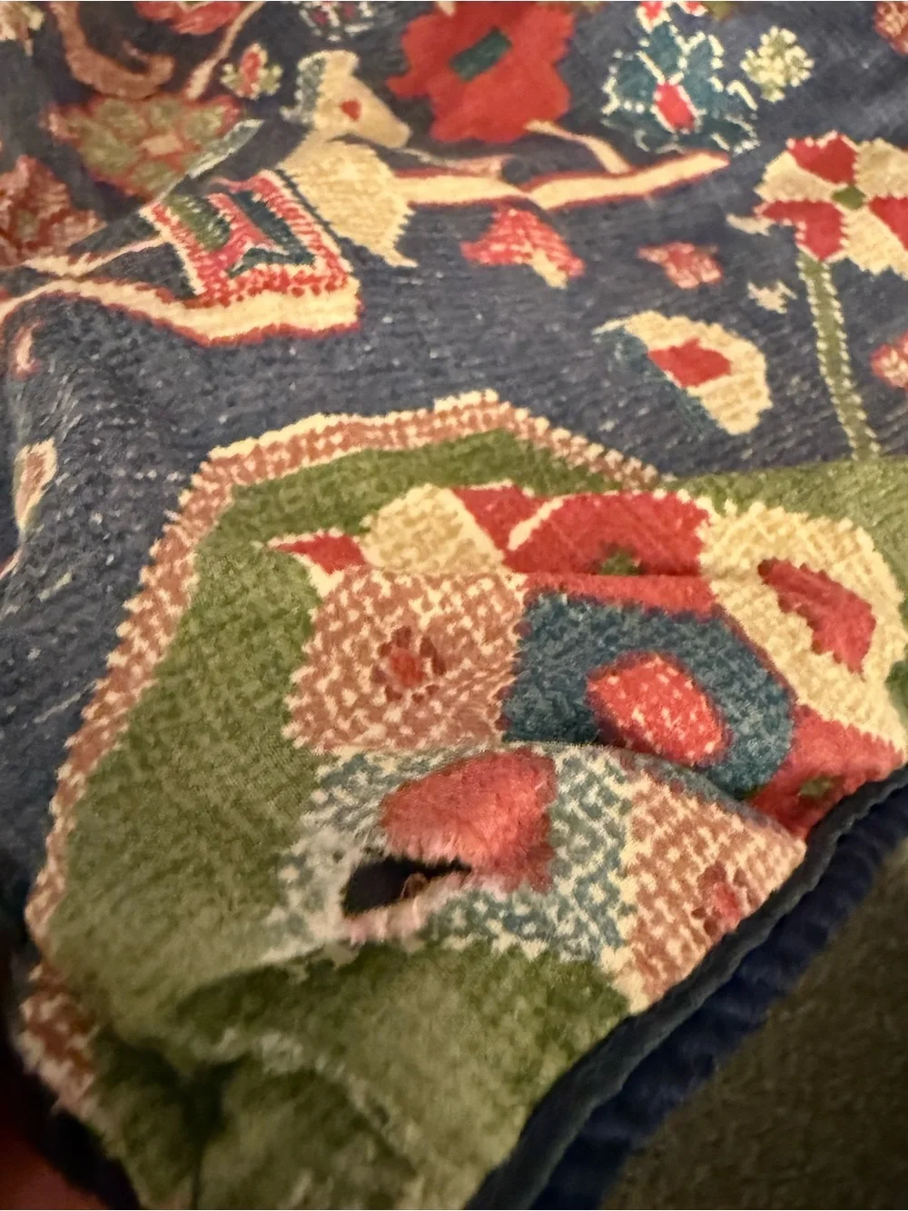 DRY CLEANED VINTAGE RALPH LAUREN NATIVE AMERICAN/SOUTHWESTERN QUEEN BLANKET